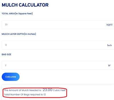 Mulch Calculator