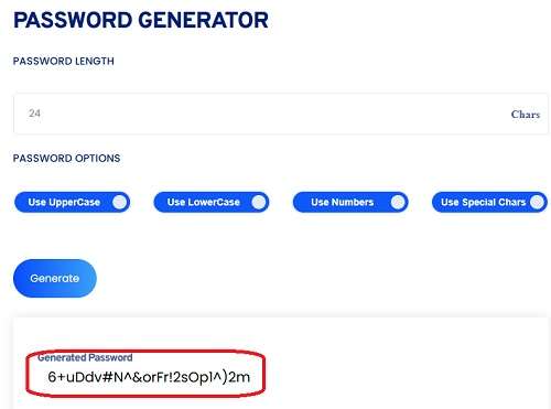 Password Generator