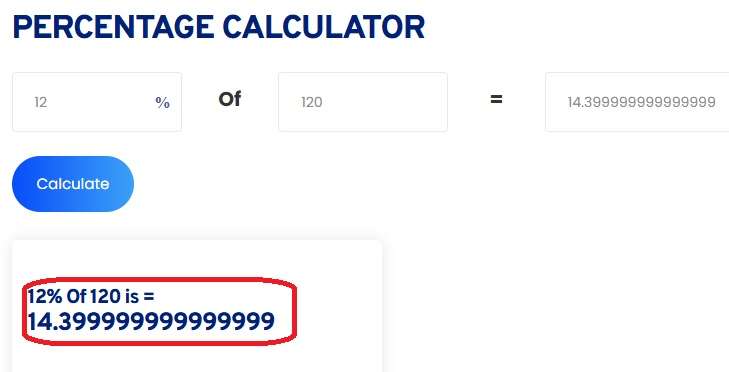 Percentage Calculator