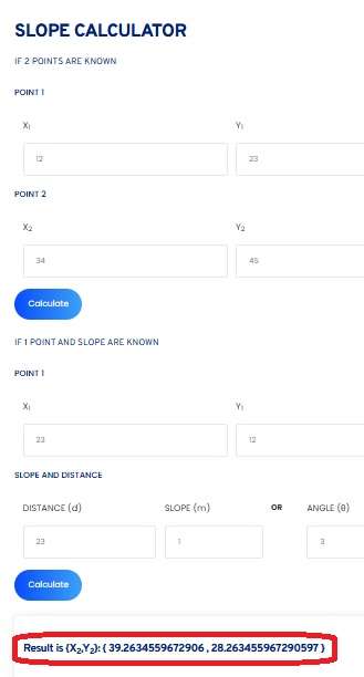 Toolerz Slope Calculator