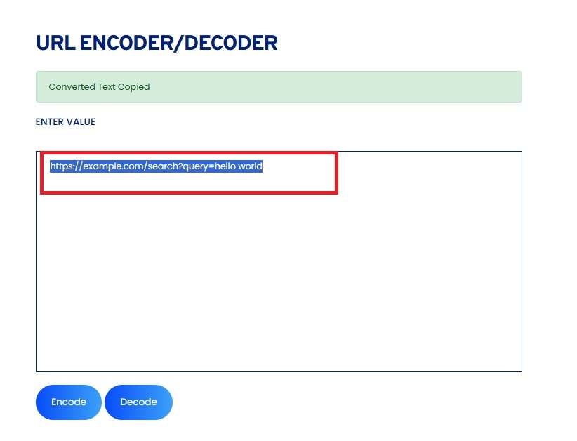 Toolerz URL Encode Decode Tool